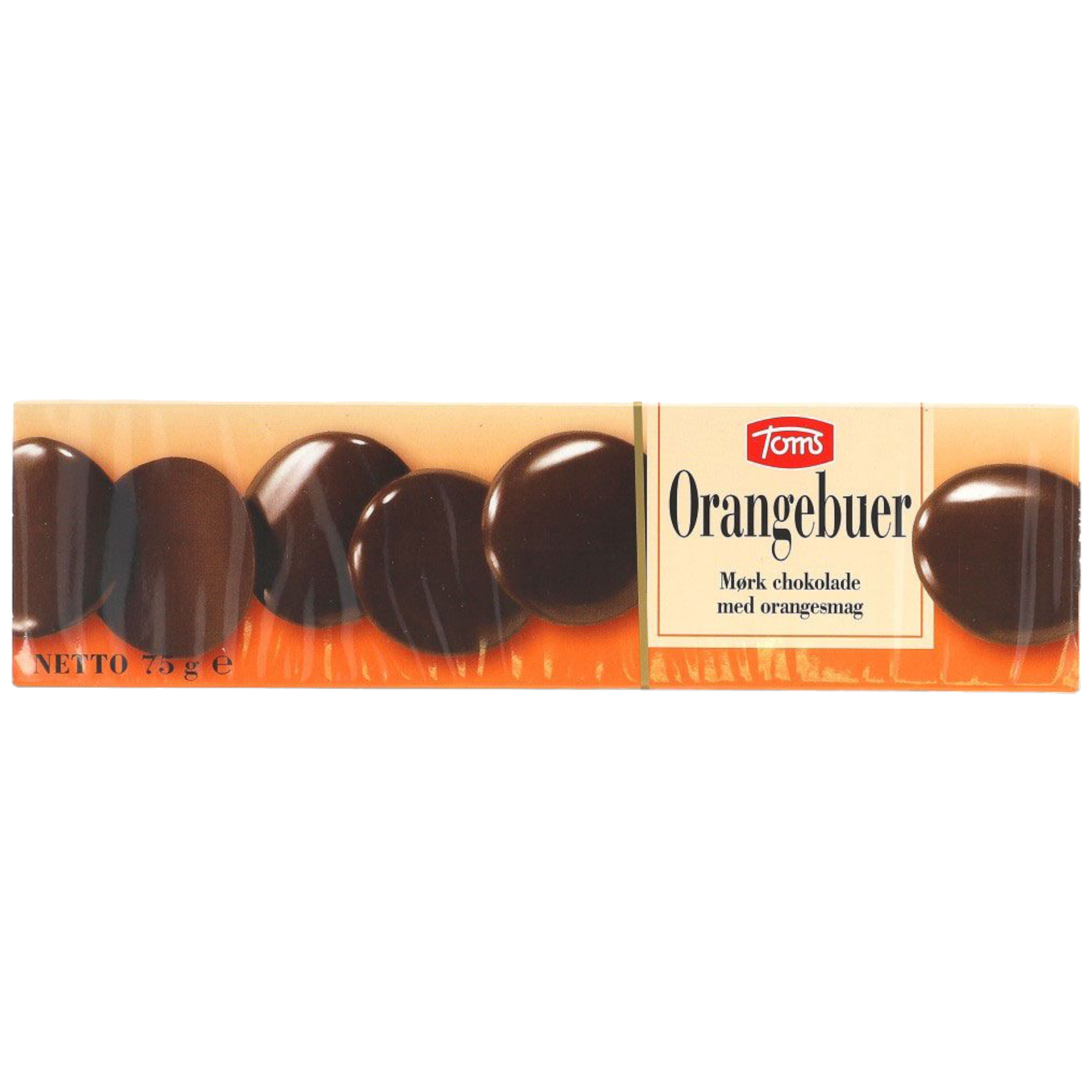 Toms Orangebuer Dark Orange Chocolate (Denmark) - 2.6oz (75g)