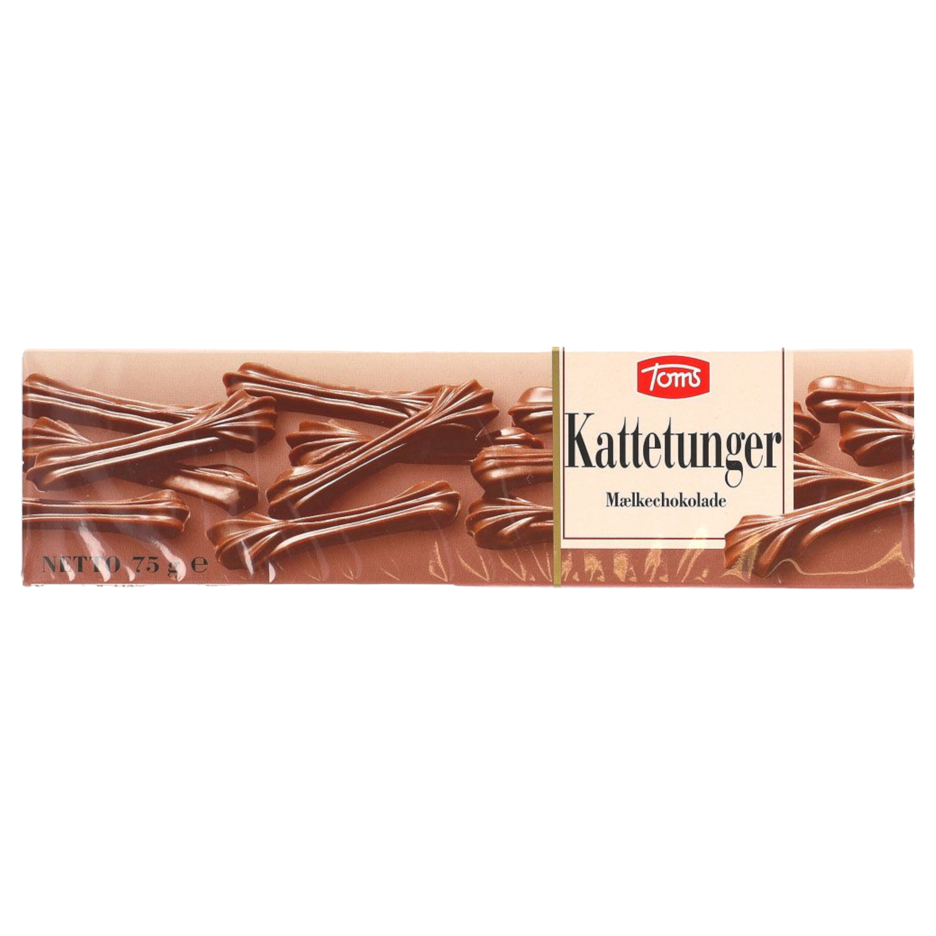 Toms Kattetunger Cat Tongues Milk Chocolate (Denmark) - 2.6oz (75g)