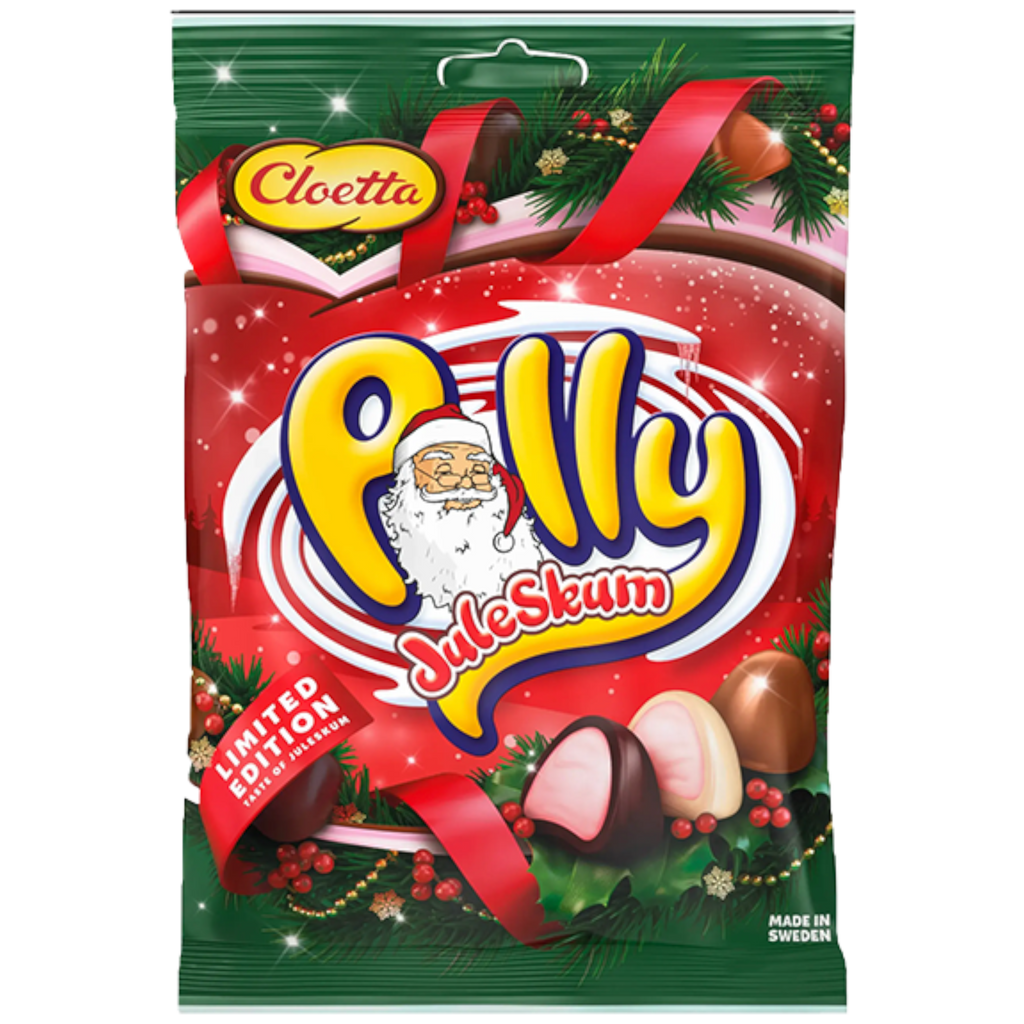 Cloetta Polly Juleskum Christmas Marshmallow Chocolate (Sweden)- 5.2oz (150g)