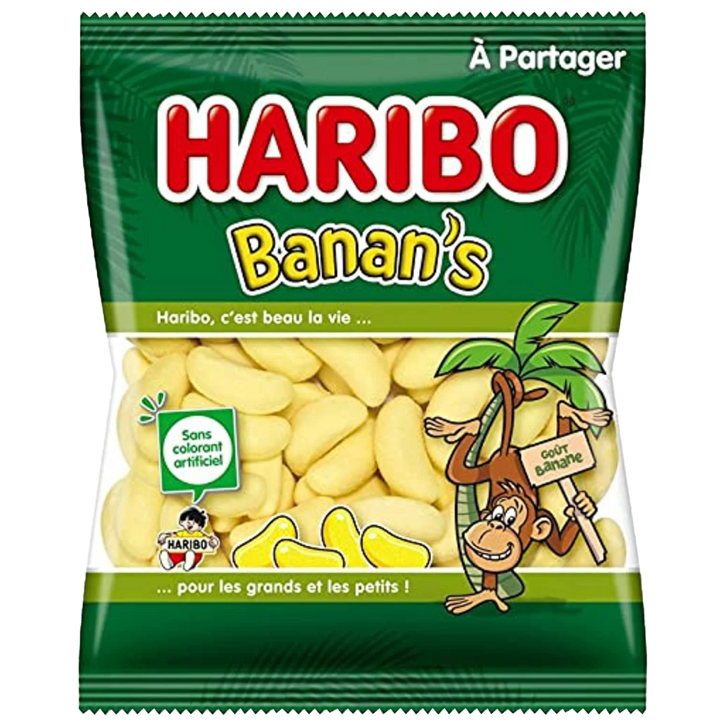 Haribo Banan's XL Bag (France) - 10.5oz (300g)