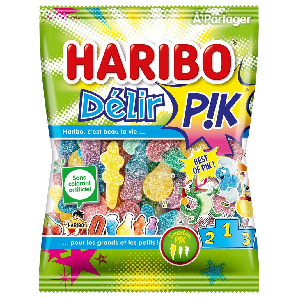 Haribo Delir' Pik XL Bag (France) - 9.7oz (275g)