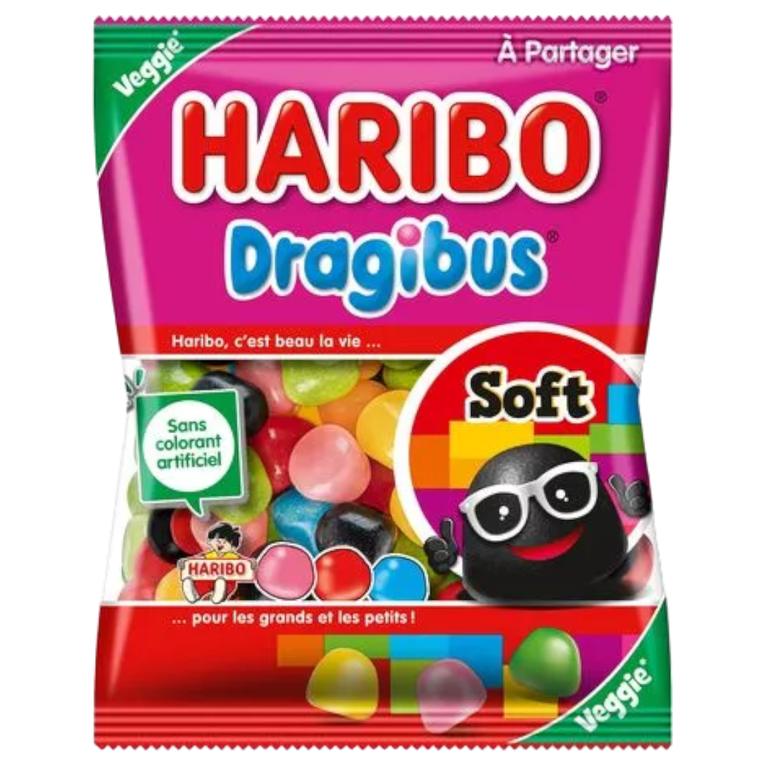 Haribo Dragibus Soft XL Bag (France) - 10.5oz (300g)