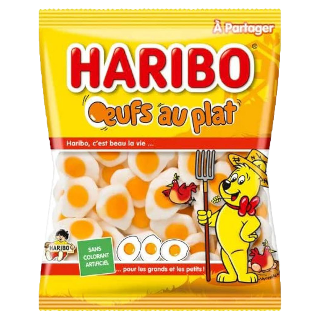 Haribo Fried Eggs XL Bag (France) - 10.5oz (300g)