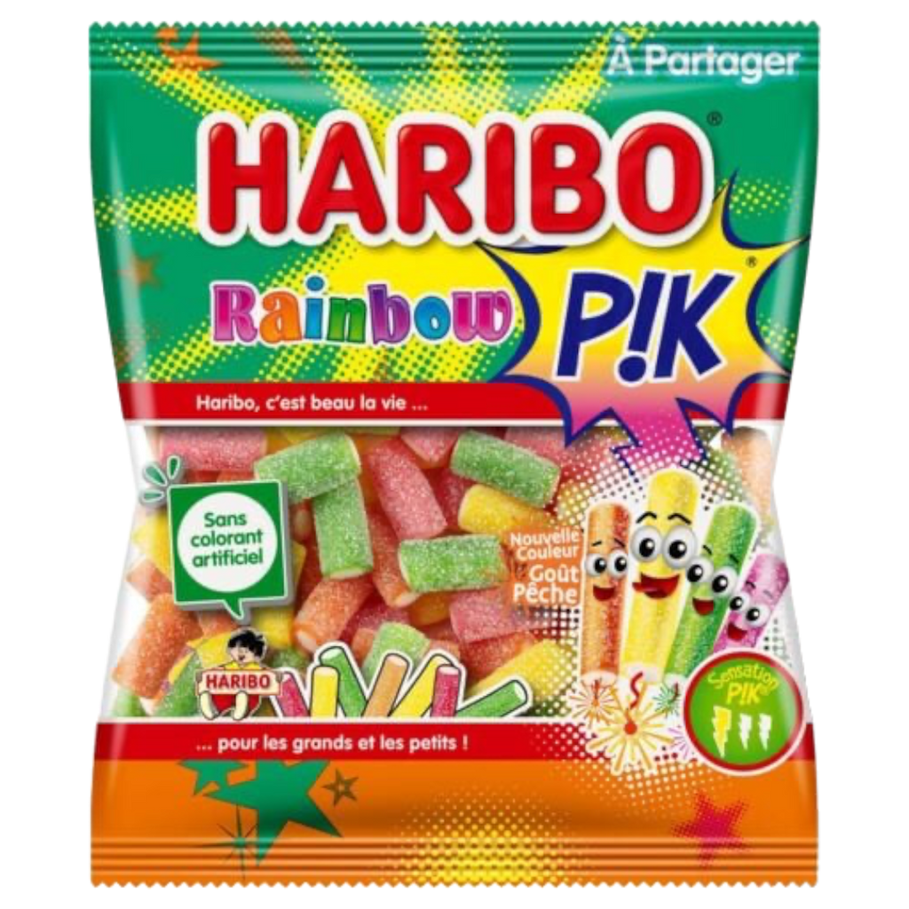 Haribo Rainbow Pik XL Bag (France) - 7.05oz (200g)