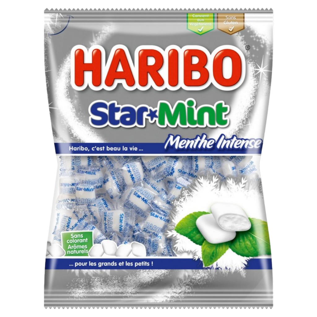 Haribo Star-Mint XL Bag (France) - 7.05oz (200g)