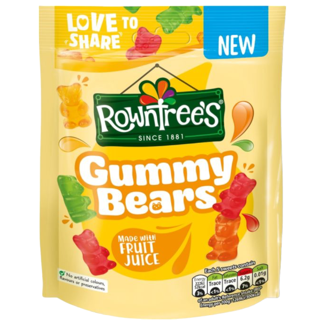 Rowntree’s Gummy Bears Bag - 4oz (115g)