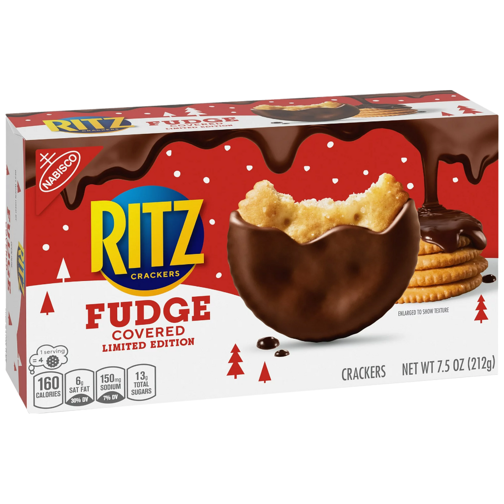 Ritz Fudge Covered Holiday Crackers (Christmas Limited Edition) - 7.5oz (212.6g)