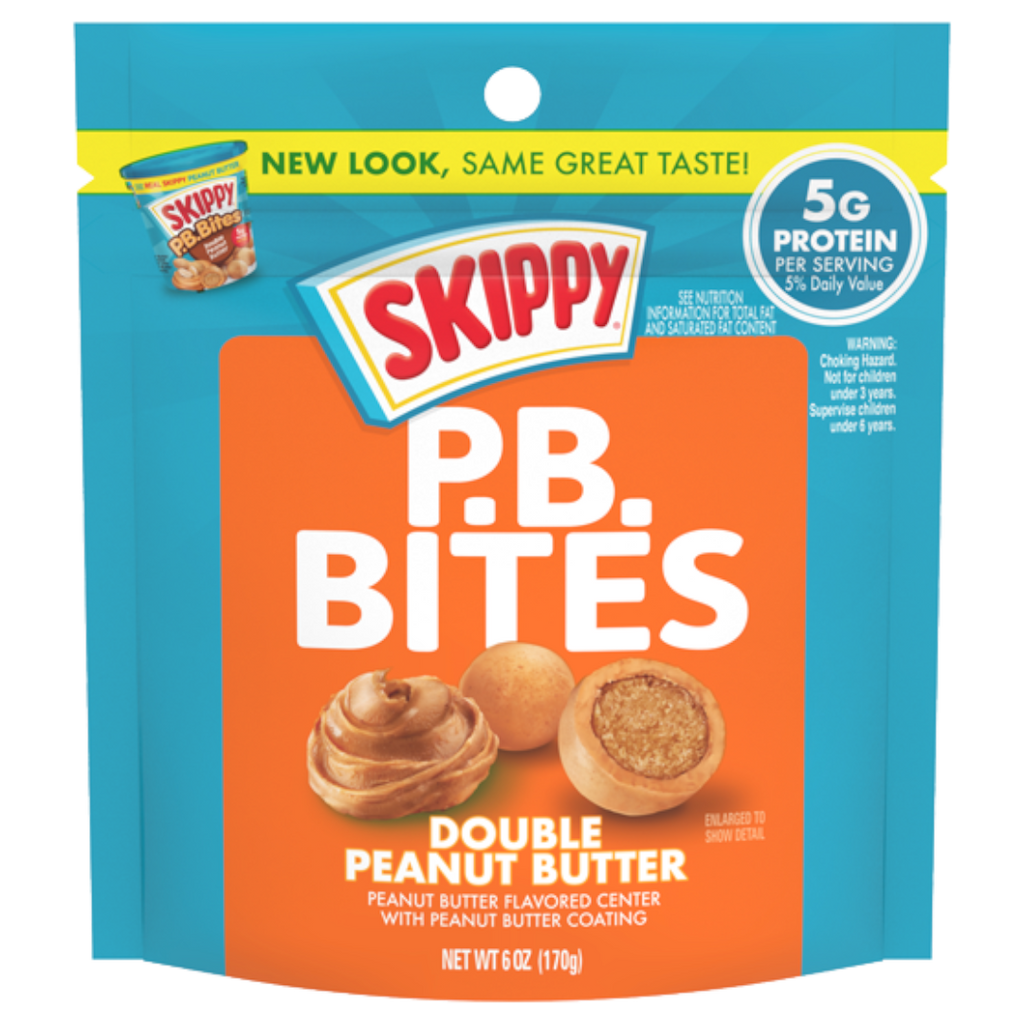 Skippy Peanut Butter Bites Double Peanut Butter Pouch - 6oz (170g)