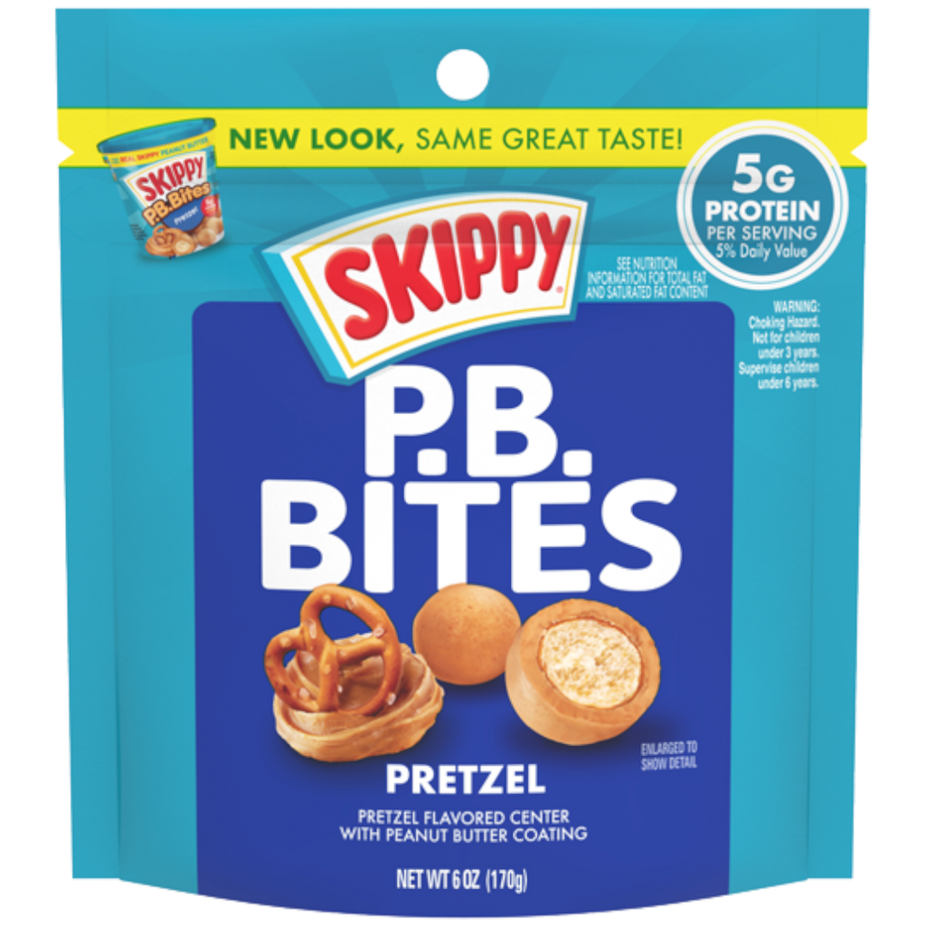 Skippy Peanut Butter Bites Pretzel Pouch - 6oz (170g)