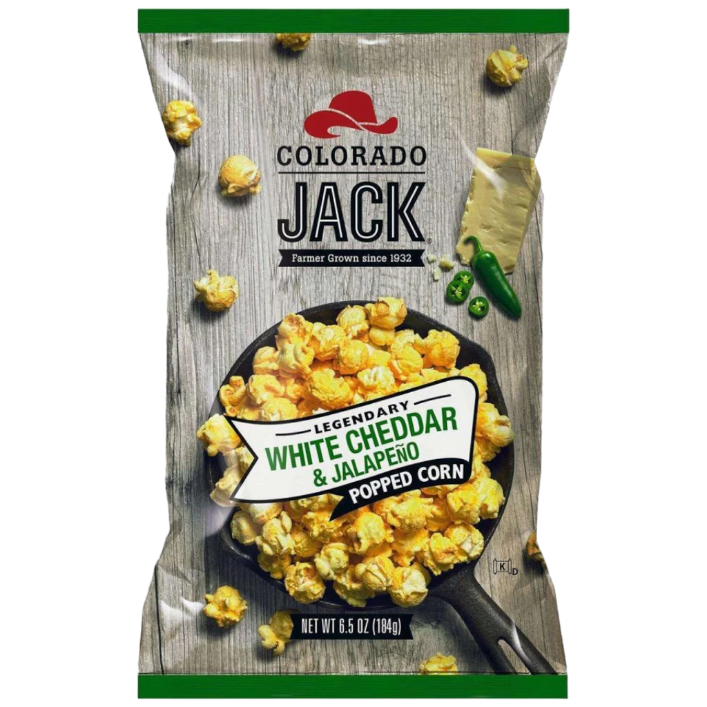 Colorado Jack Legendary White Cheddar & Jalapeno Gourmet Popcorn - 6.5oz (184g)