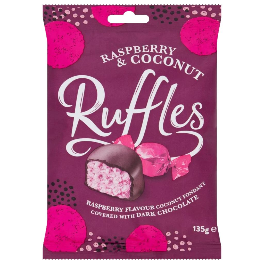 Jameson's Raspberry Ruffles Bag - 4.76oz (135g)