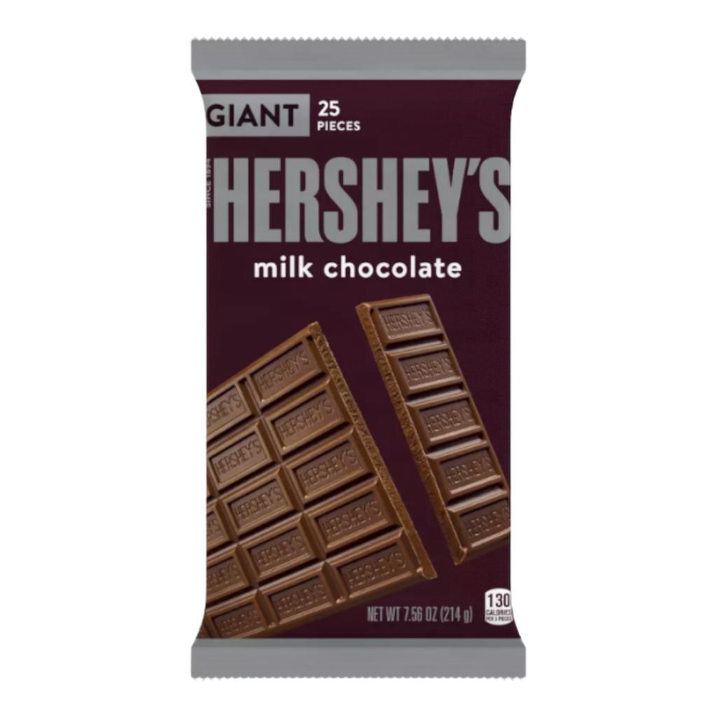 Hershey's Milk Chocolate Giant Bar - 7.56oz (214g)