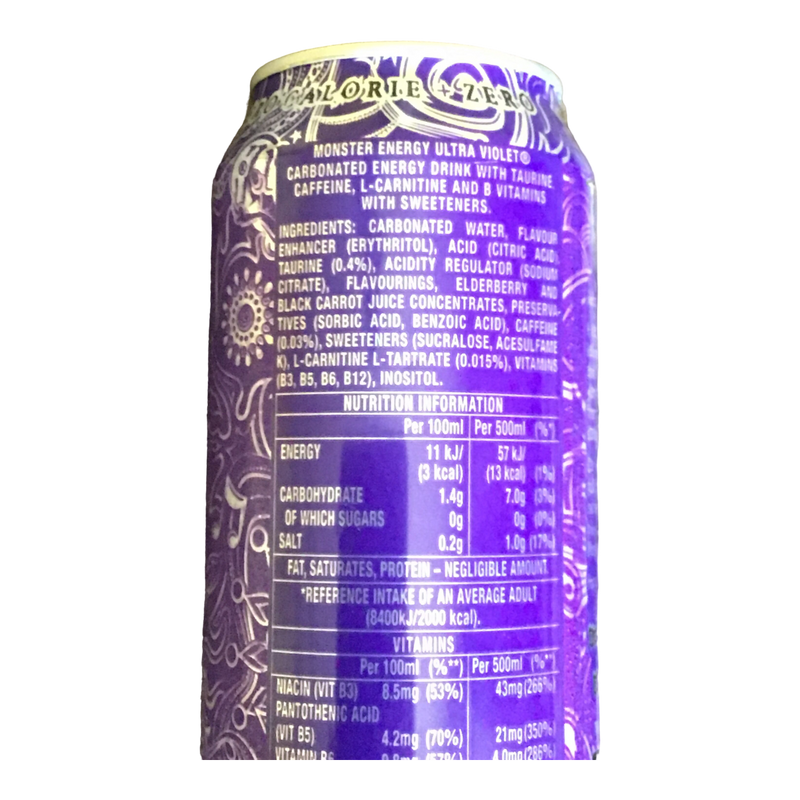 Monster Energy Ultra Violet - 16.9fl.oz (500ml)