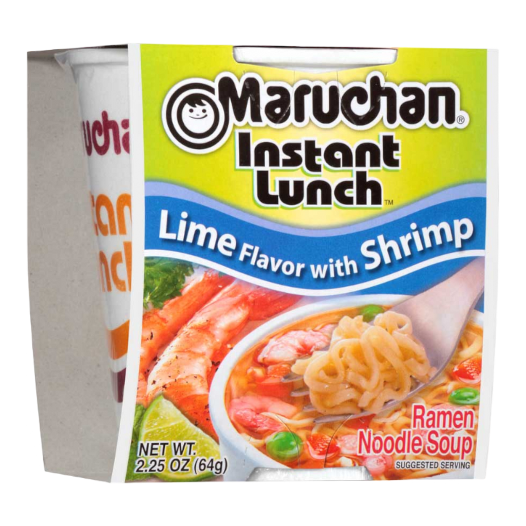 Maruchan - Lime Shrimp Flavor Instant Lunch Ramen Noodles - 2.25oz (64g)