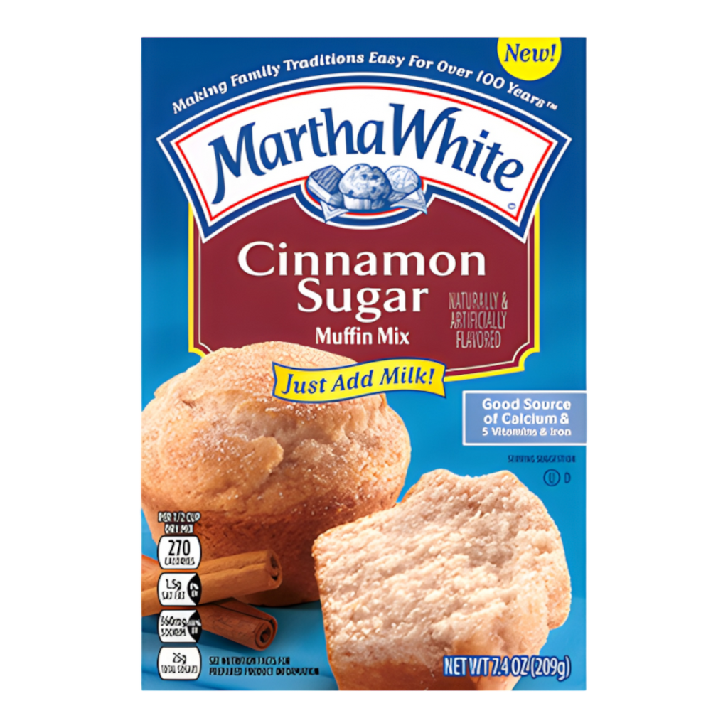 Martha White Cinnamon Sugar Muffin Mix - 7.4oz (207g)