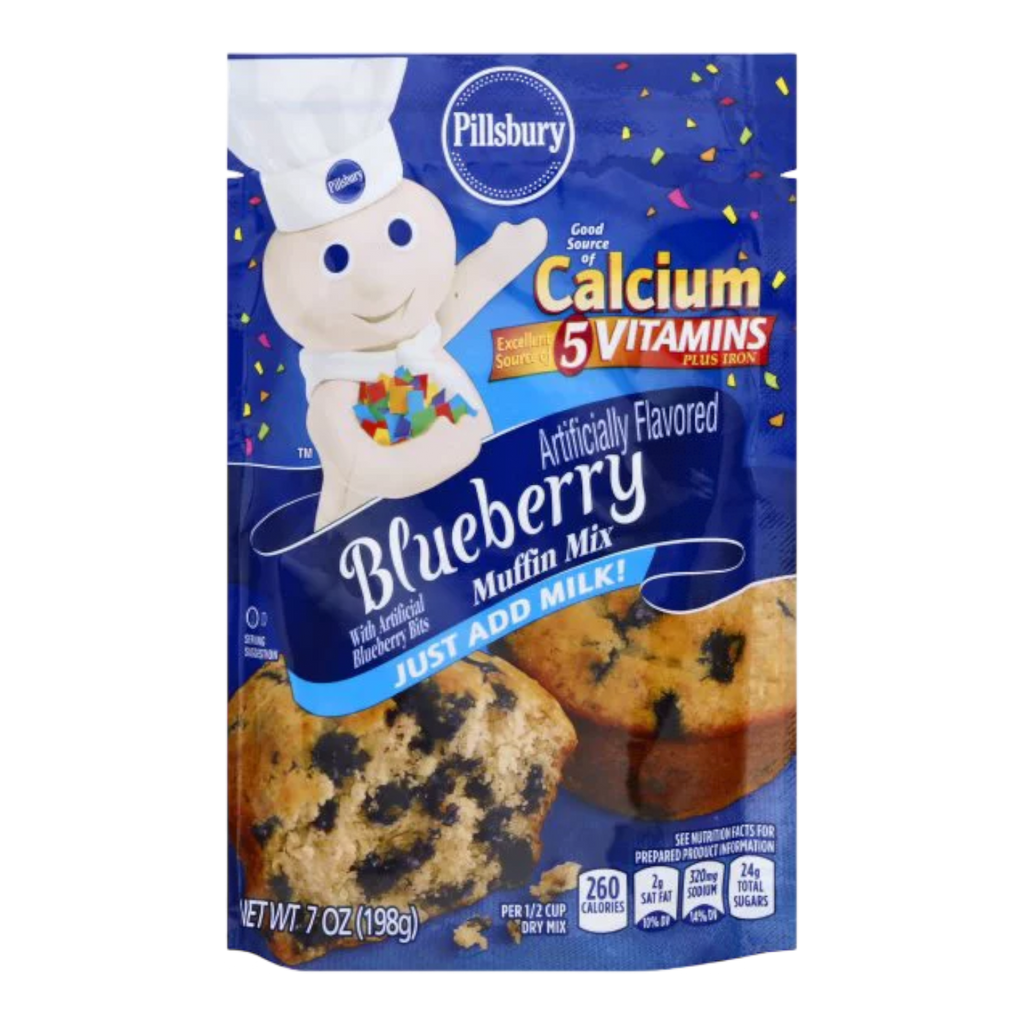 Pillsbury Blueberry Muffin Mix - 7oz (198g) BB 18.10.2023