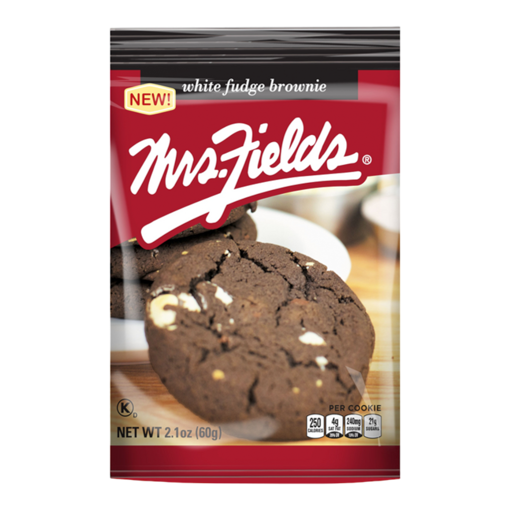 Mrs Fields White Fudge Brownie Cookies - 2.1oz (60g)