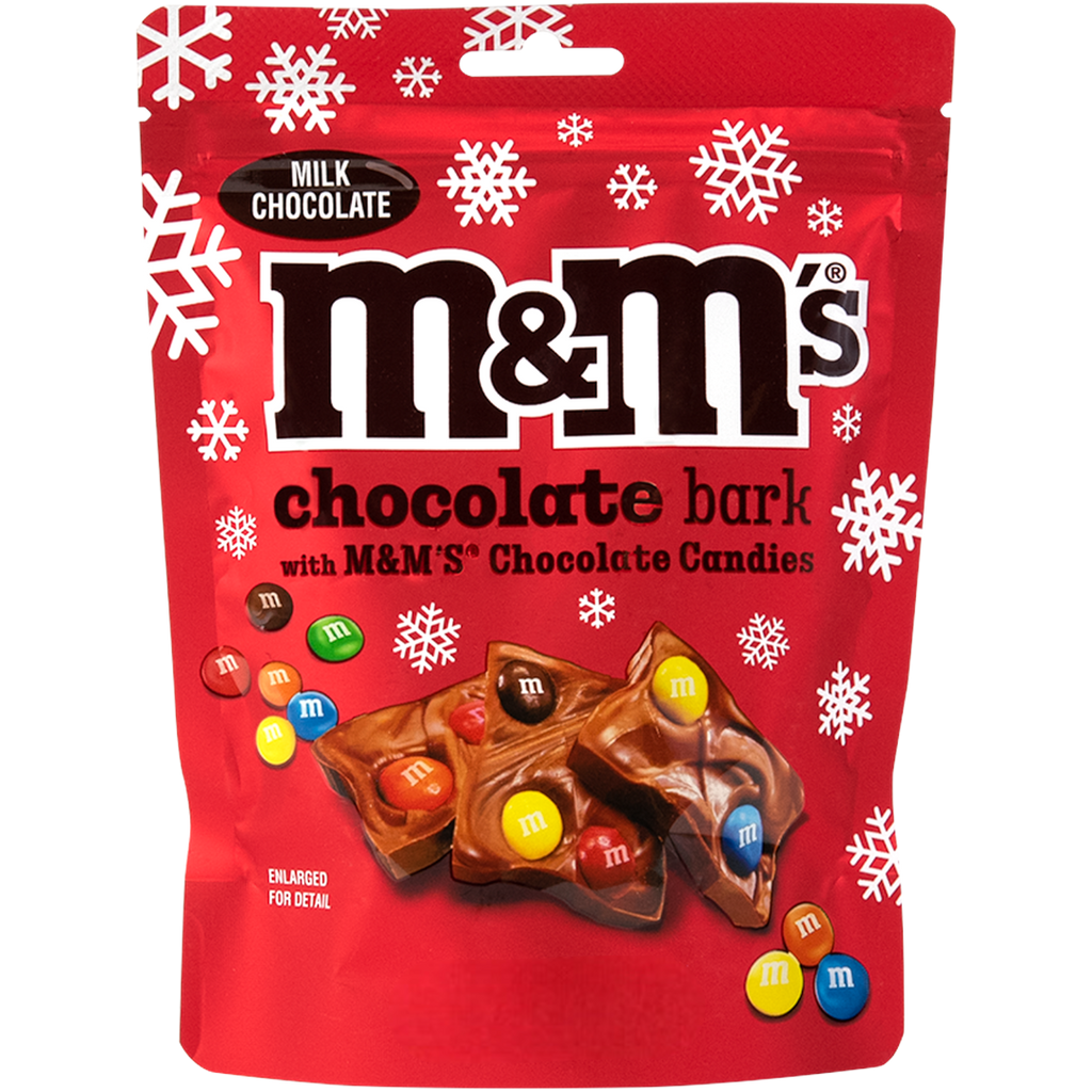 M&M's Milk Chocolate Bark Share Bag (Christmas Limited Edition) - 5oz (141g)