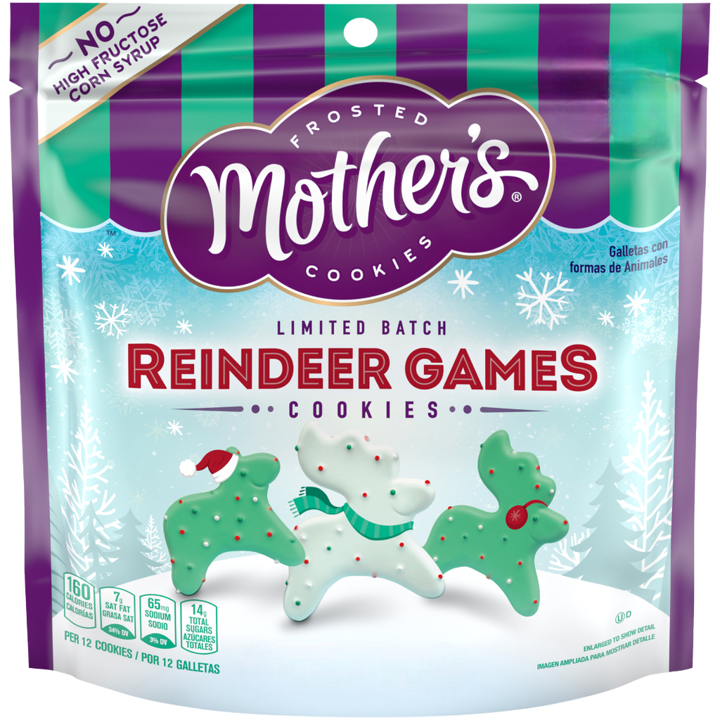 Mother's Reindeer Games Frosted Cookies (Christmas Limited Edition) - 0.5oz (14g)