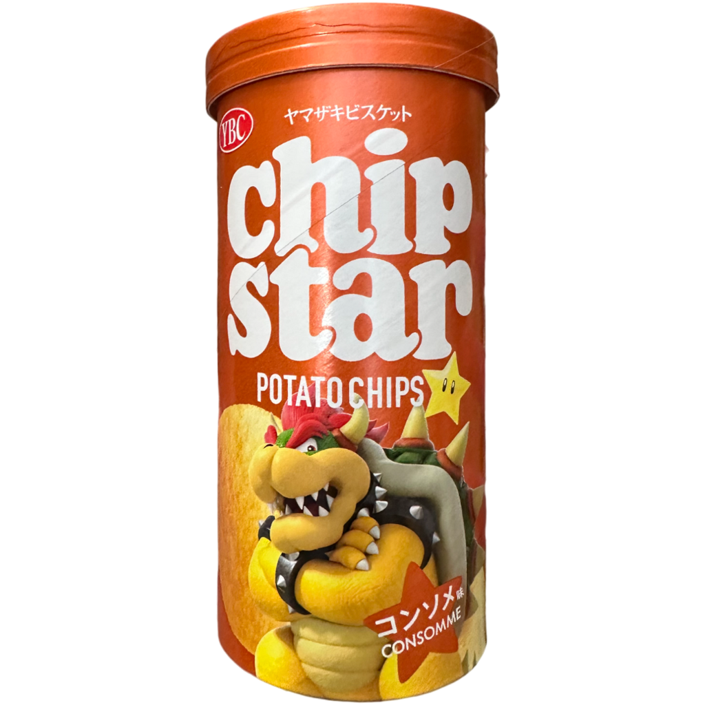 Chip Star Bowser (Super Mario) Consommé Flavour Potato Chips (Japan) - 1.58oz (45g)