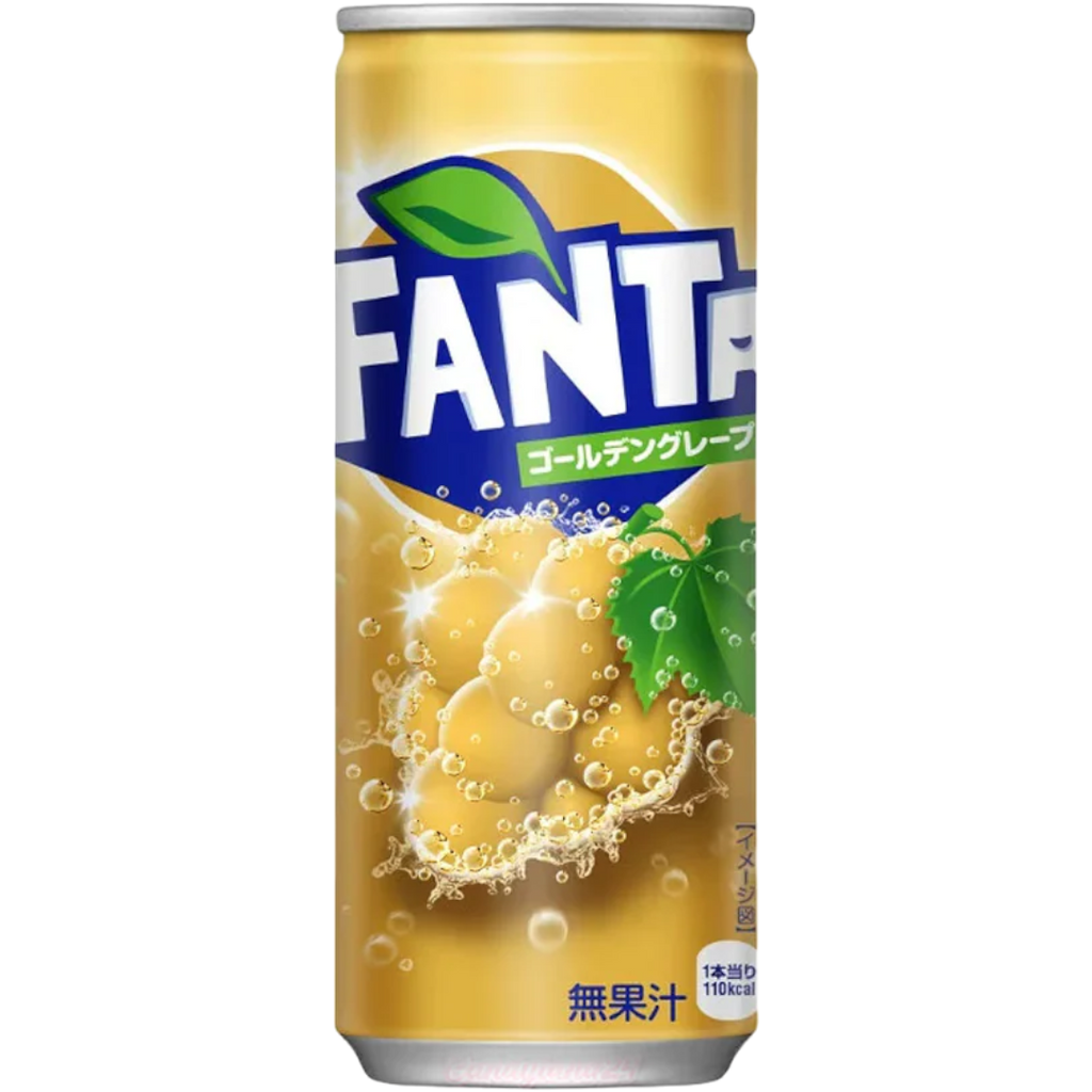 Fanta Japanese Golden Grape (Japan) - 16.9fl.oz (500ml) BB: 07/24