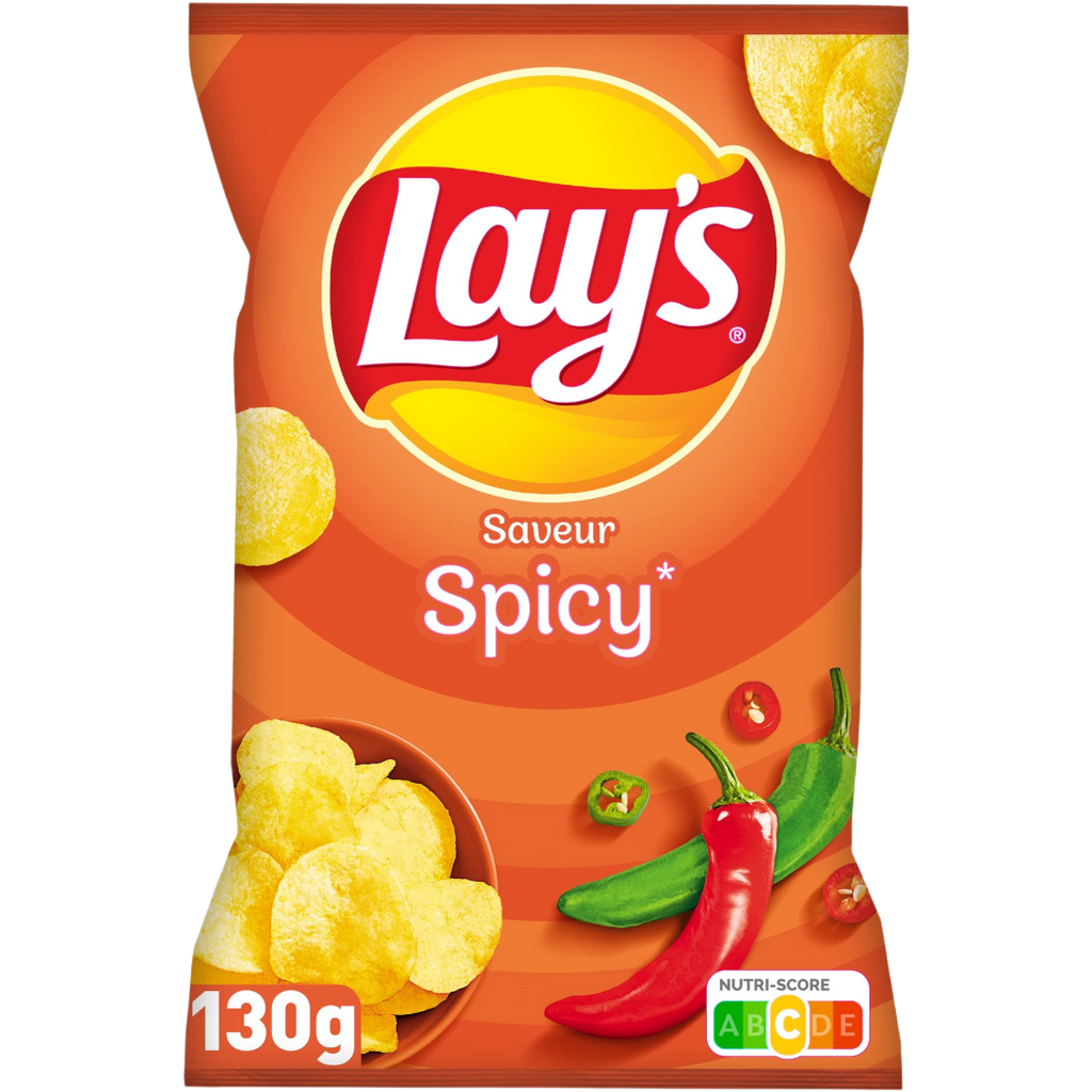 Lay's Spicy Share Bag (France) - 4.6oz (130g)