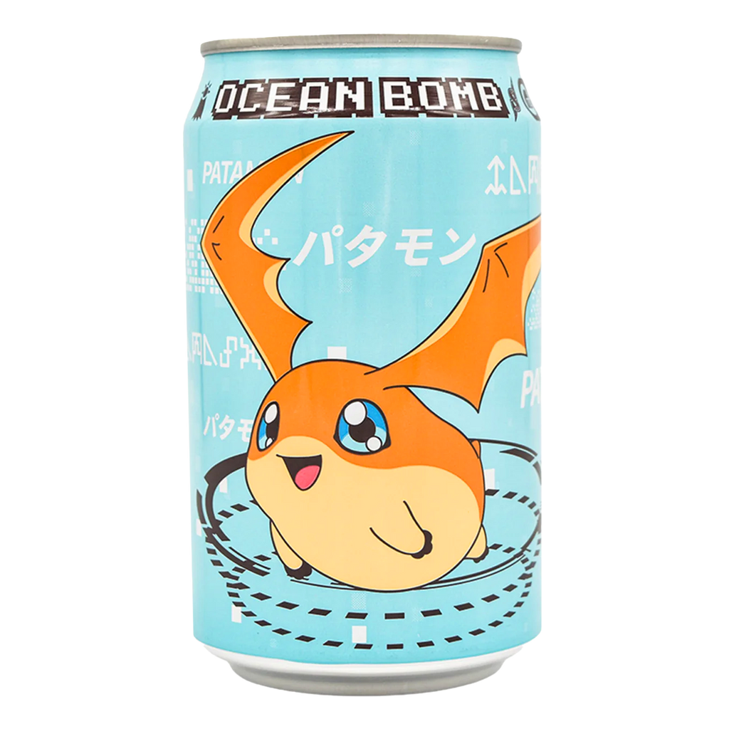 Ocean Bomb Digimon Patamon Lemon Flavour Sparkling Water (330ml)