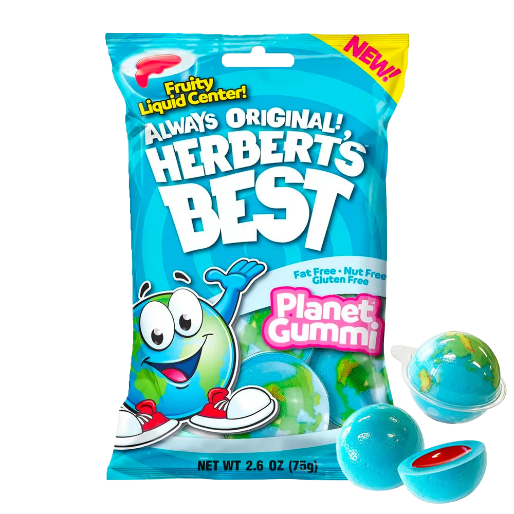Herbert's Best Planet Gummi Peg Bag - 2.6oz (75g)