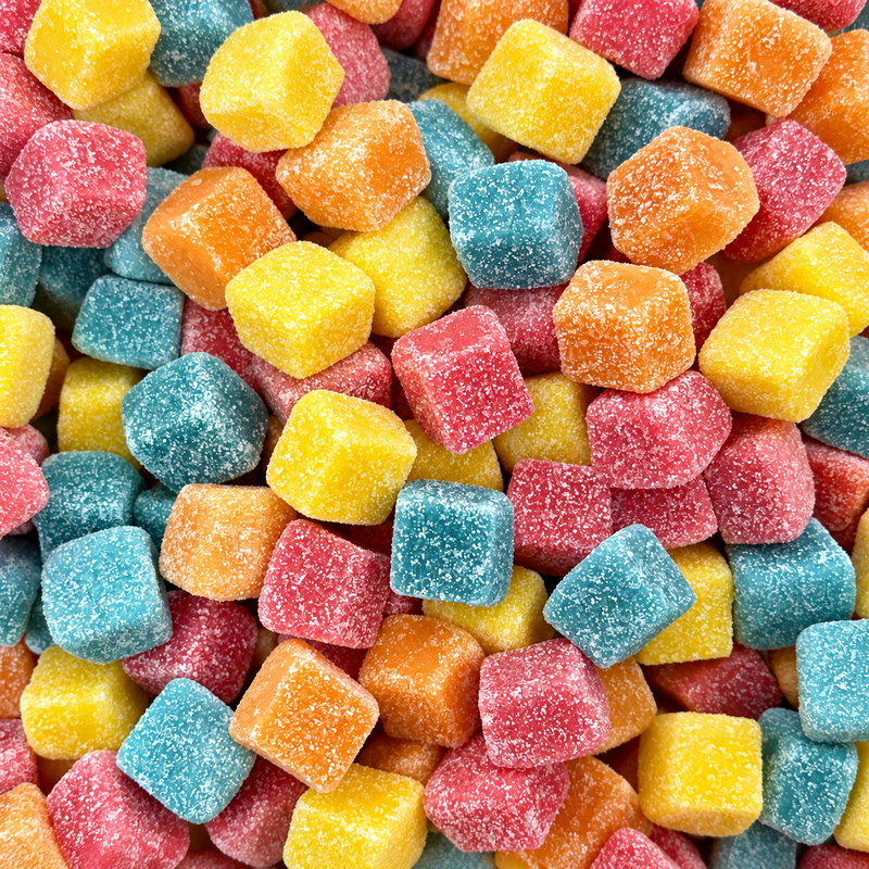 Sour Fizzy Cubes
