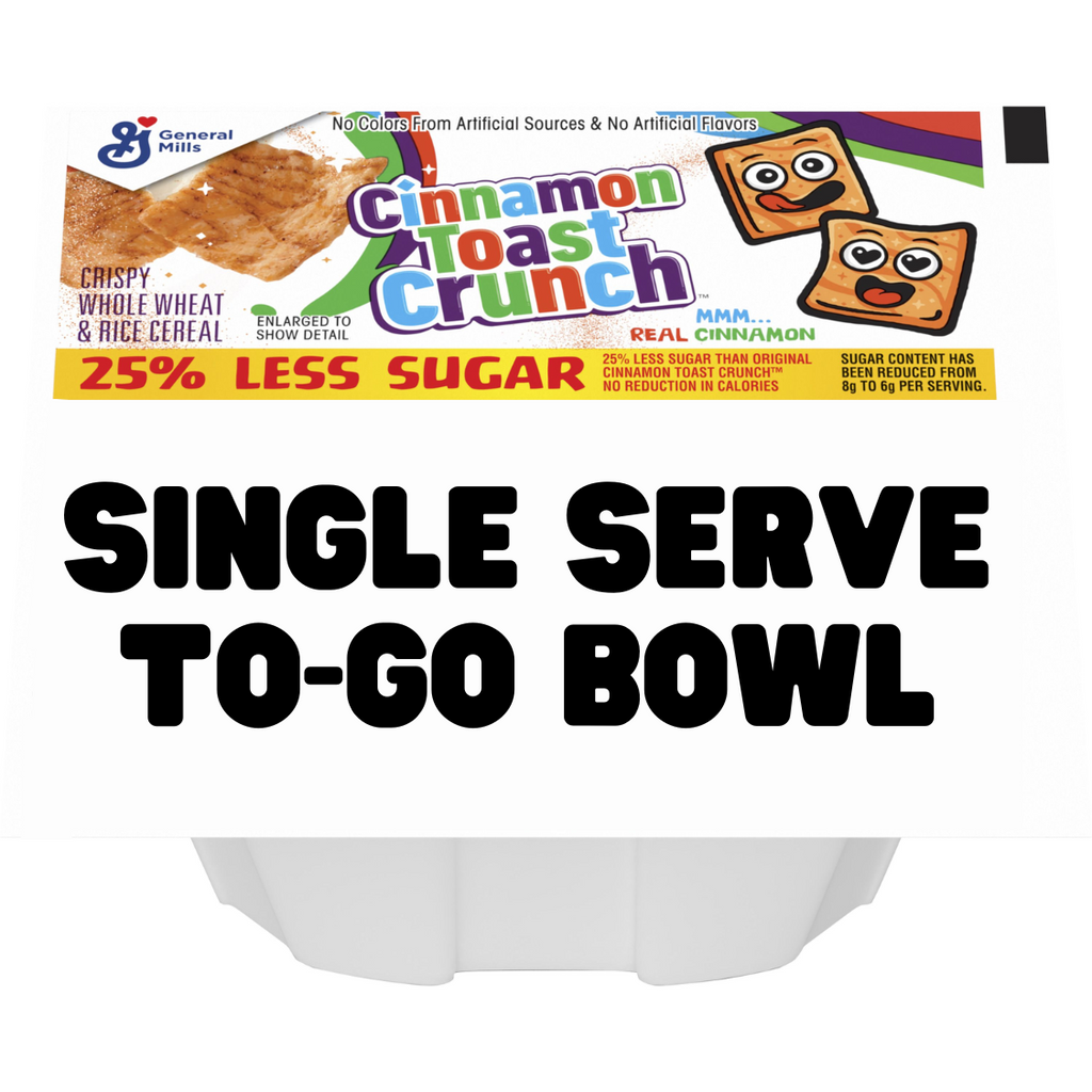 Cinnamon Toast Crunch Single Serve To-Go Cereal Bowl - 1oz (28g) BB: 15/02/2024