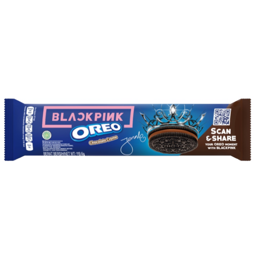 OREO x BLACKPINK Limited Edition - Chocolate Creme Cookies - 123.5g