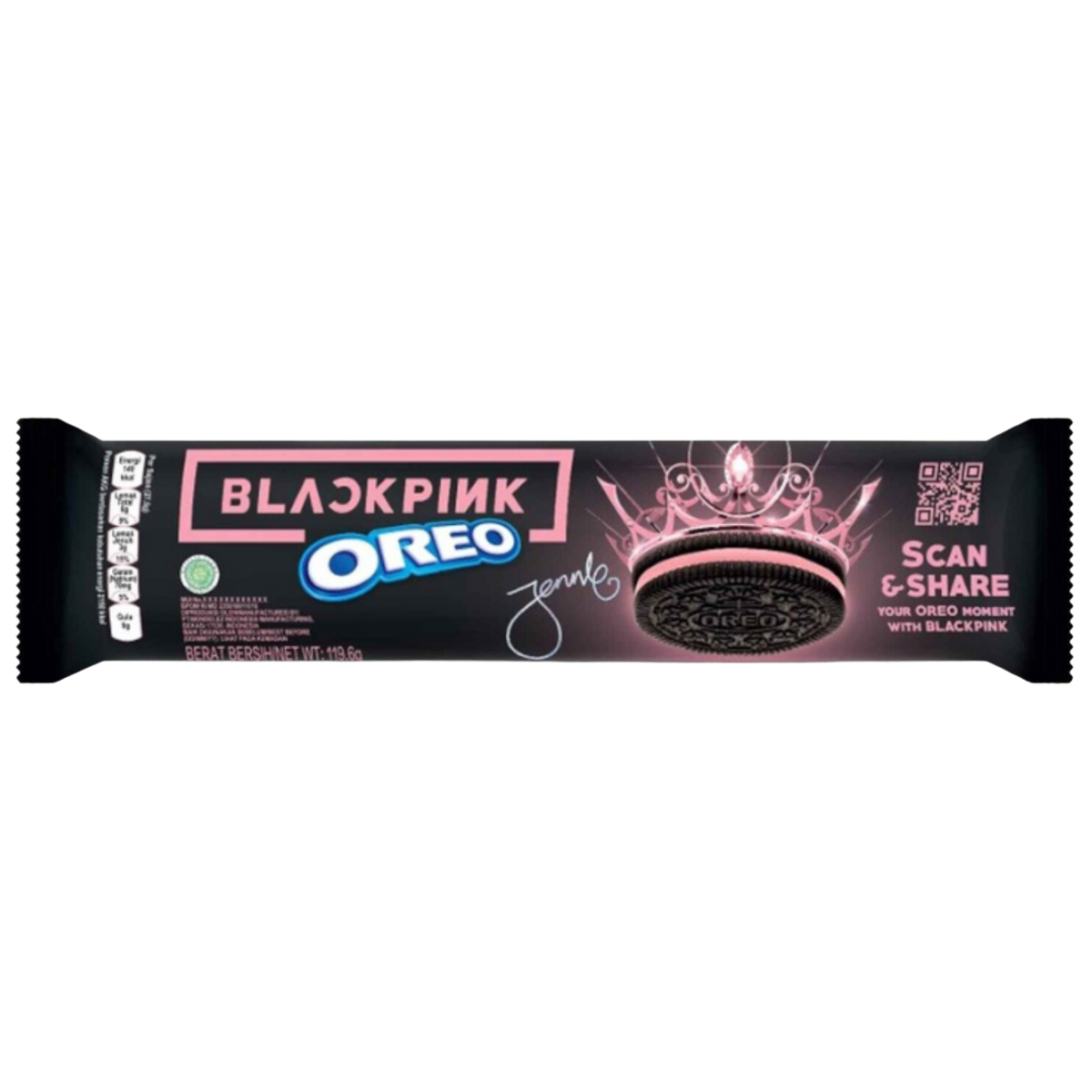 OREO x BLACKPINK Limited Edition - Strawberry Creme Cookies - 119.6g ...