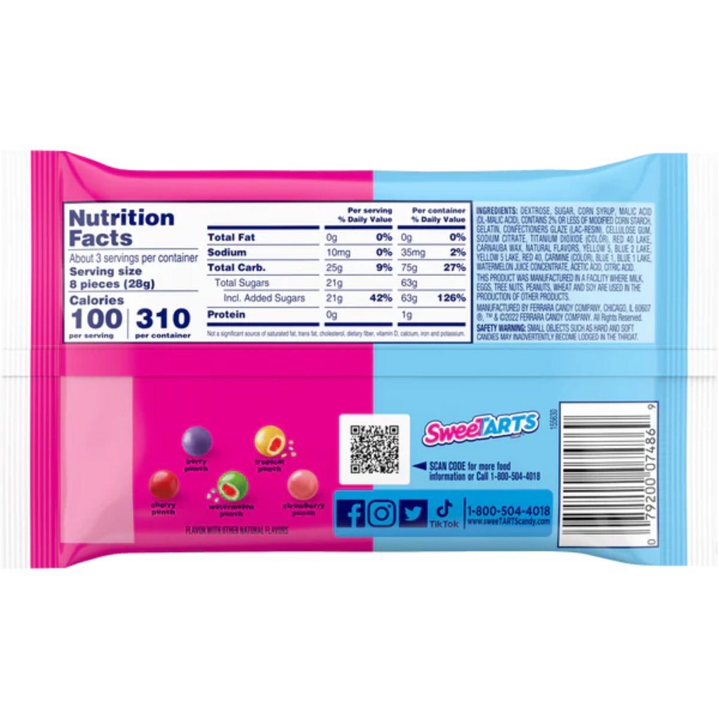 Sweetarts Chewy Fusion Fruit Punch Medley - 3oz (85g)