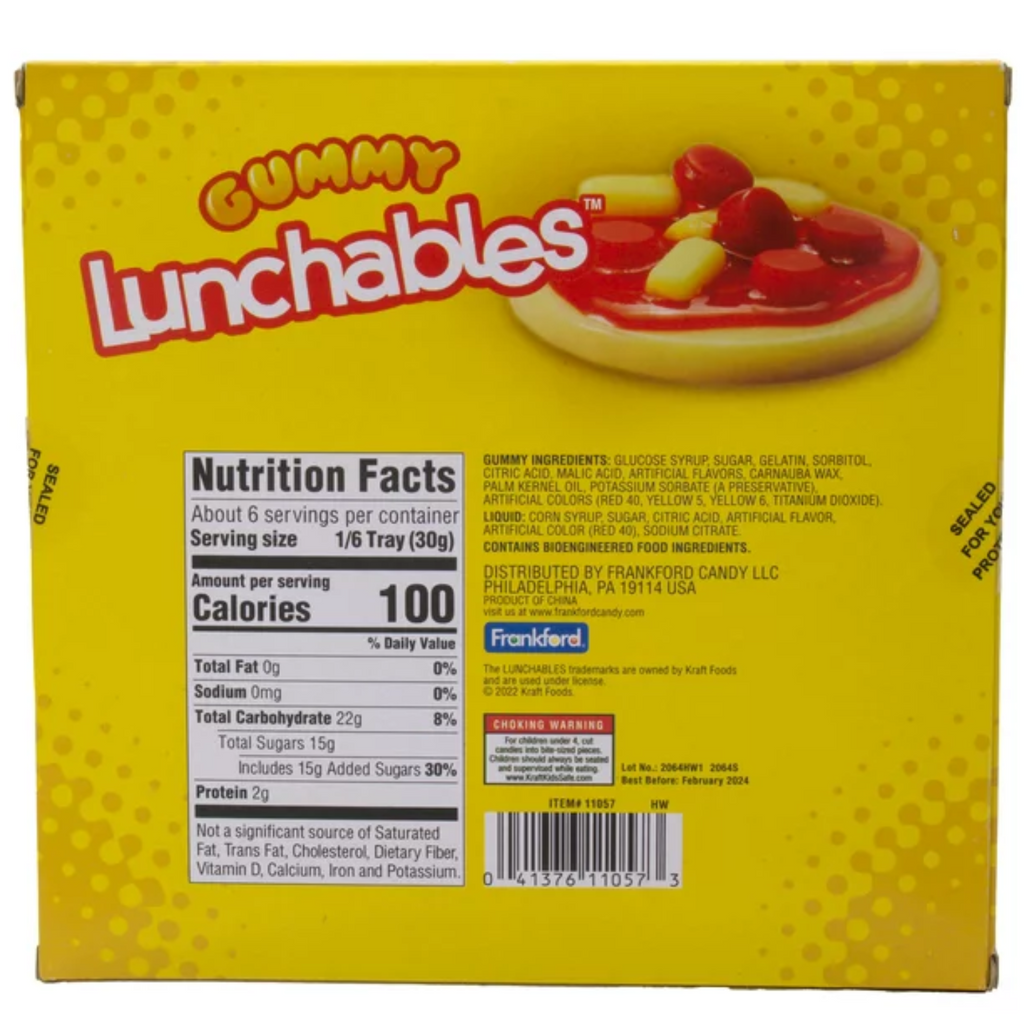 Gummy Lunchables Pizza Kit - 6.31oz (179g)