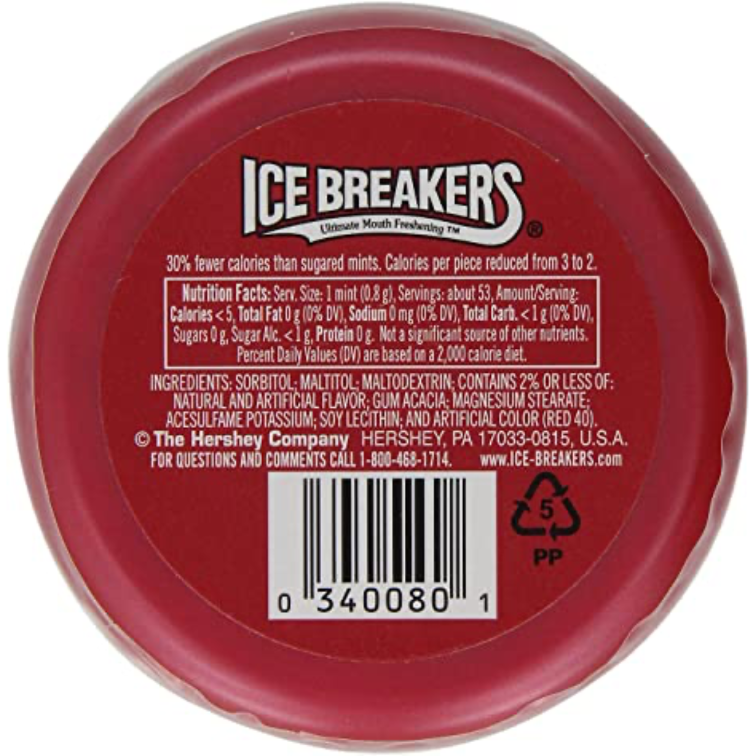 Ice Breakers Mints Cinnamon Sugar Free - 1.5oz (42g)