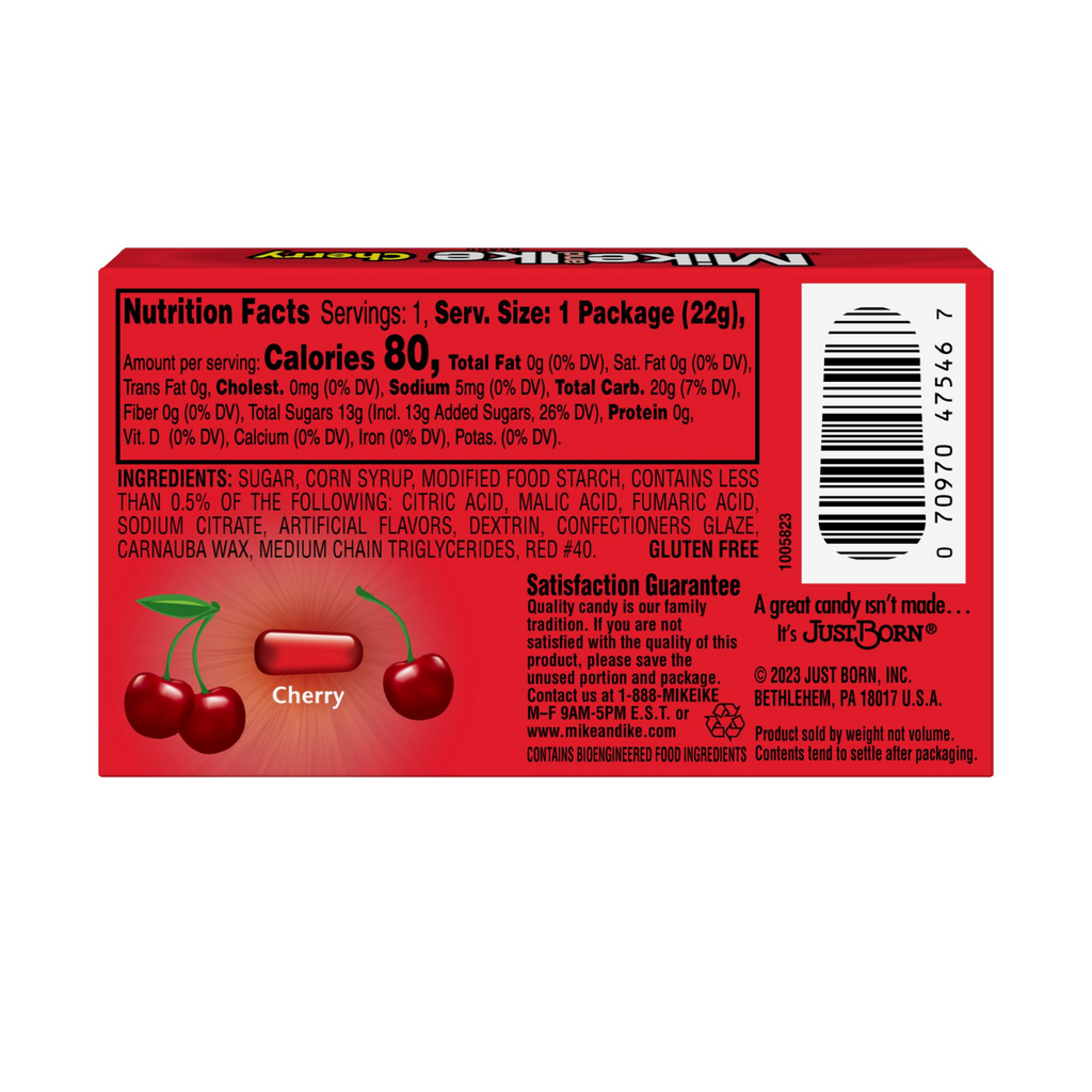 Mike & Ike Cherry - 0.78oz (22g)