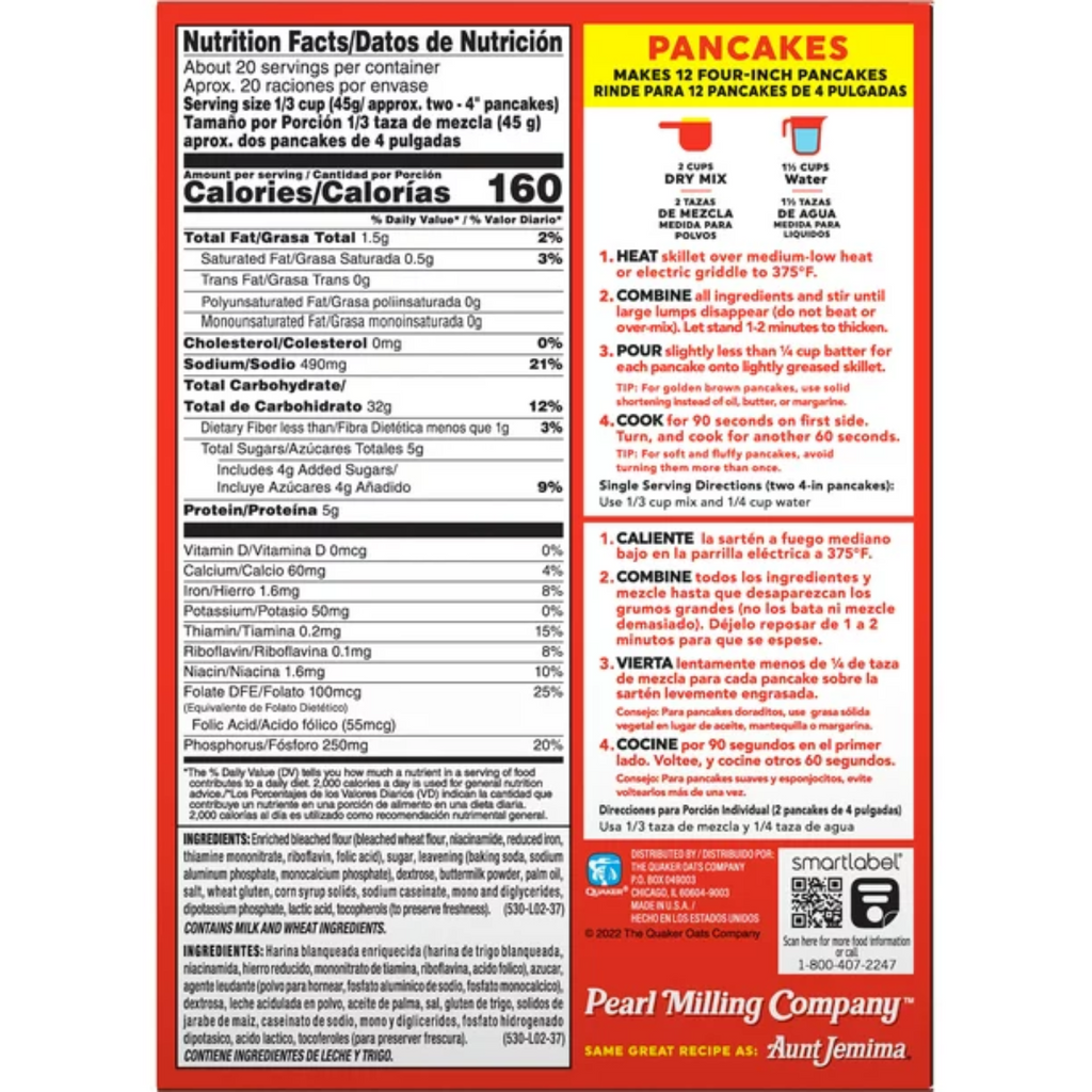 Pearl Milling Company Buttermilk Complete Pancake & Waffle Mix 16oz (453g)