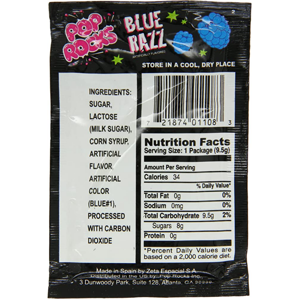 Pop Rocks Blue Razz - 0.33oz (9.5g)