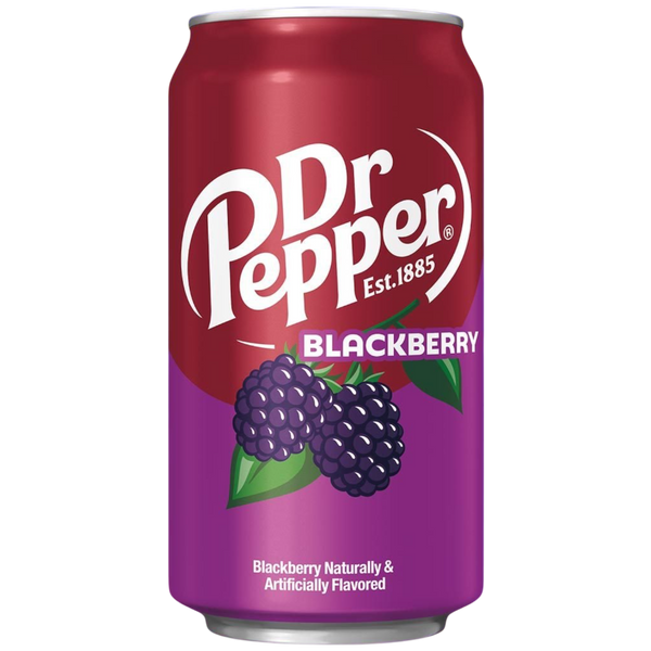 Dr Pepper Blackberry - 12fl.oz (355ml) – Poppin Candy