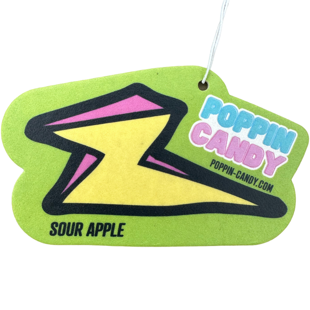 Poppin Candy Sour Apple Scented Car Air Freshener