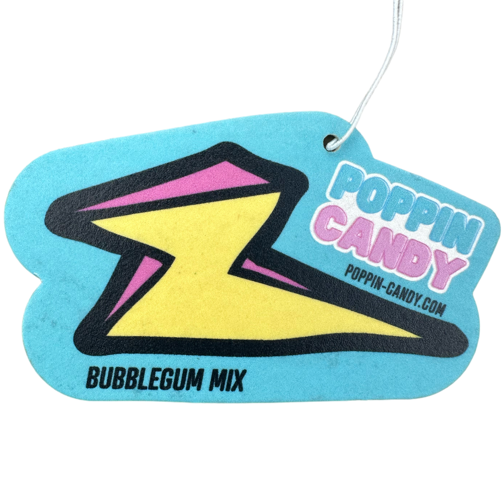 Poppin Candy Bubblegum Mix Scented Car Air Freshener