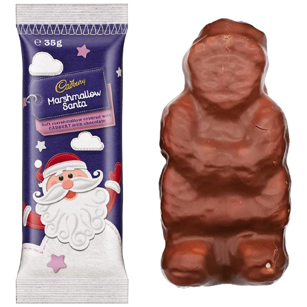 Cadbury Marshmallow Santa Single Christmas Limited Edition (Australia) - 1.2oz (35g)