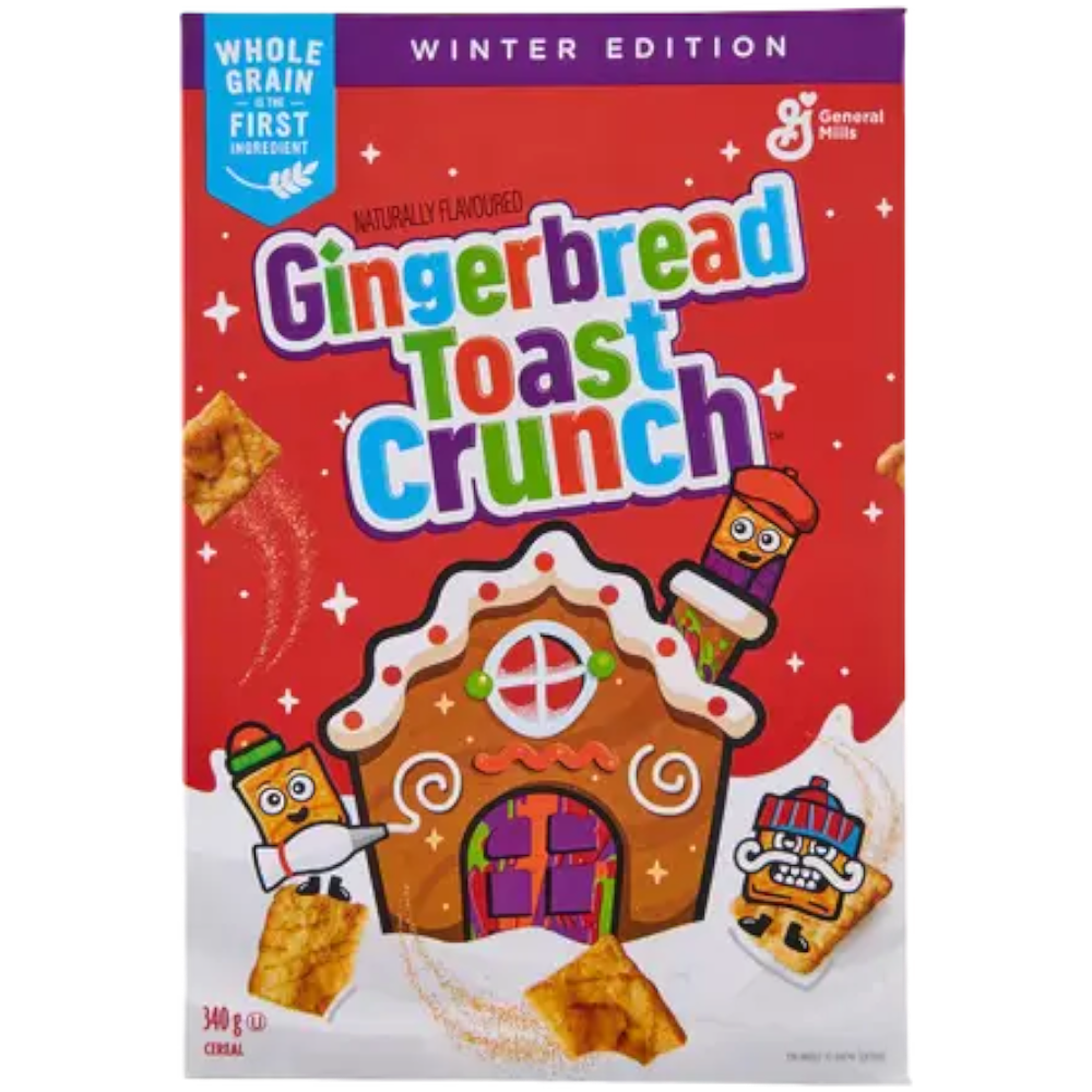 Gingerbread Toast Crunch Cereal (Christmas Limited Edition) - 12oz (340g)