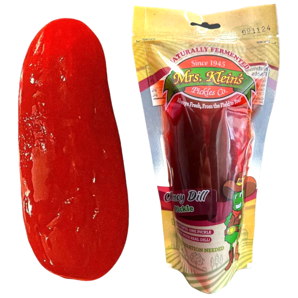 Mrs Klein’s Giant Red Chamoy Pickle In-a-Pouch