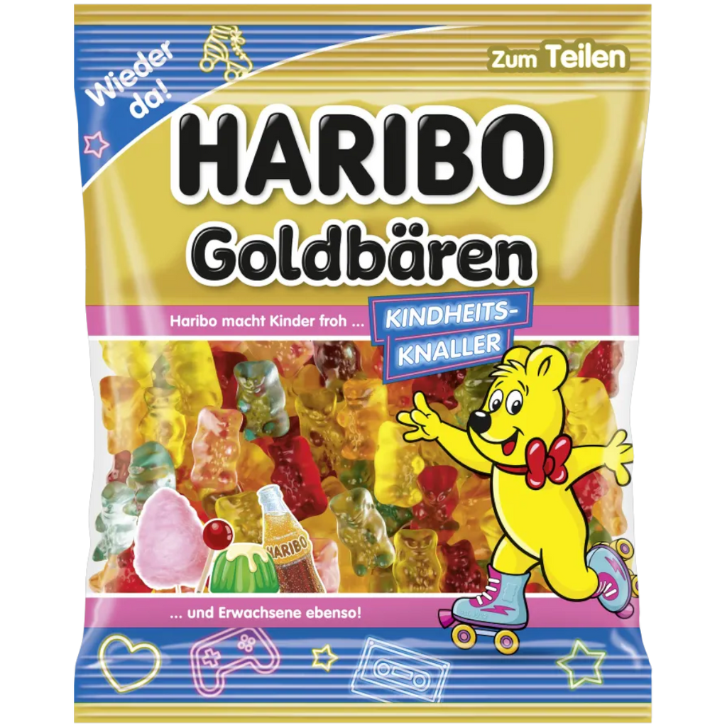 Haribo Goldbears Childhood Nostalgia Flavours (Germany) - 6.2oz (175g)