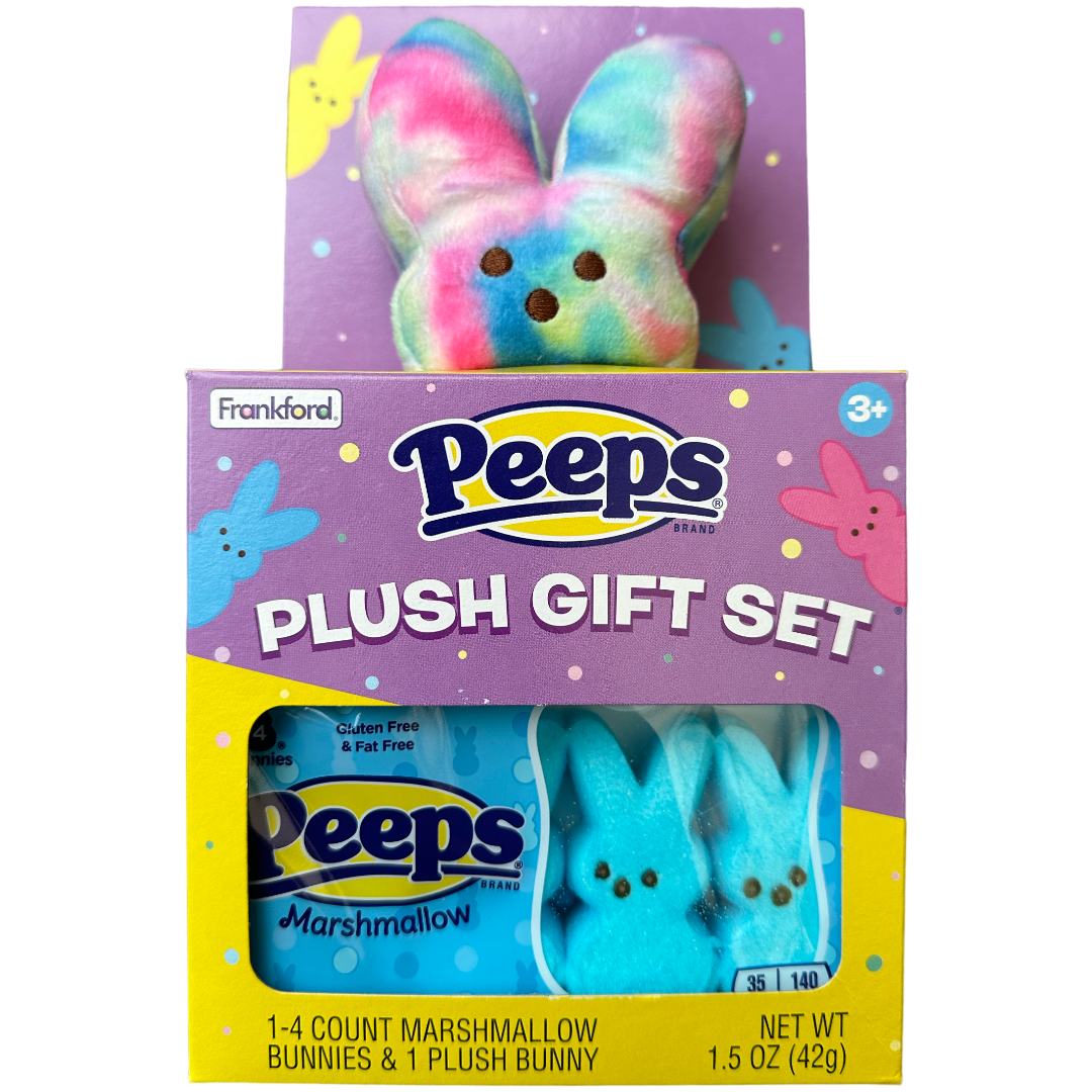 Peeps Tie Dye Plush Bunny House (Easter Limited Edition) - 1.5oz (42g)