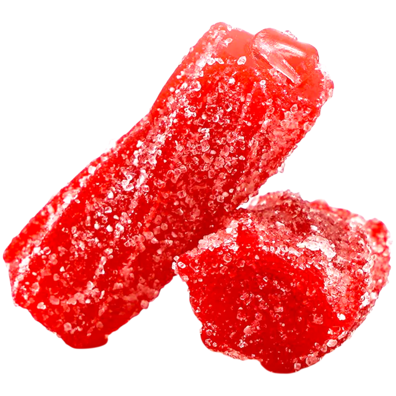 Sour Jelly Filled Strawberry Twists