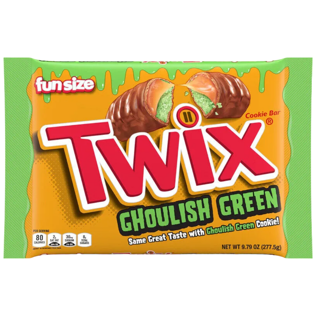 Twix Ghoulish Green Big Bag (Halloween Limited Edition) - 9.79oz (277.5g)