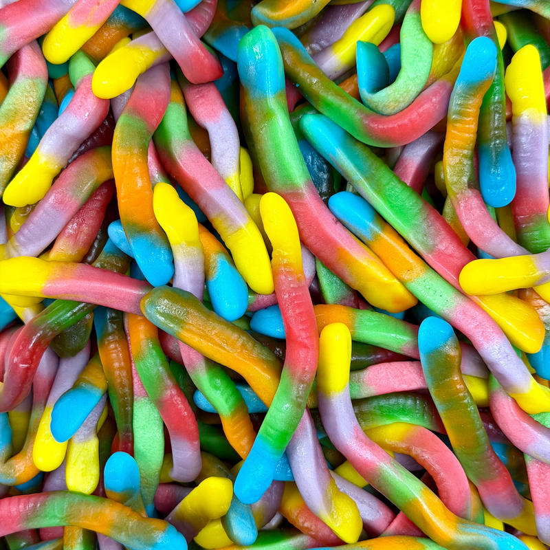 Rainbow Gummy Worms