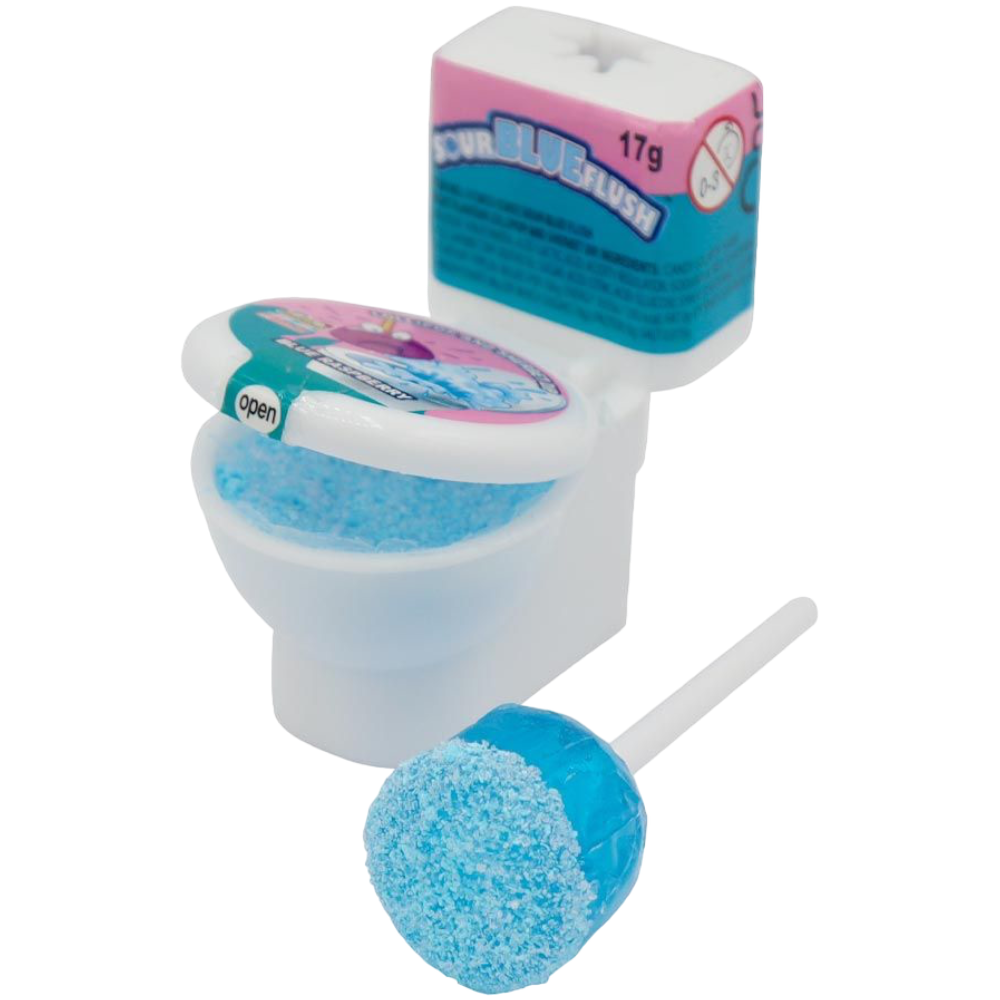 Sour Blue Flush Candy Toilet - 0.59oz (17g)